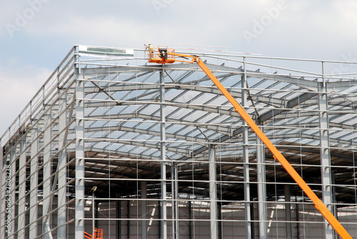 Large warehouse construction