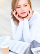 Contemplative young woman