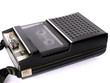 Vintage portable tape recorder for music audio cassettes