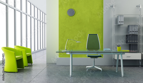 Illustration: modern office interior modern office interior