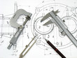 Engineering tools on technical drawing Engineering tools on technical drawing