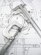 Engineering tools on technical drawing Engineering tools on technical drawing