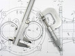 Engineering tools on technical drawing Engineering tools on technical drawing
