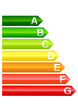 Etiquette classe énergie métal (détouré) Etiquette classe énergie métal (détouré)