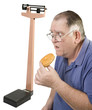 Big Guy, donut and scale