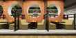 Modern cafe in Japanese style Modern cafe in Japanese style