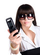 Woman with mobile phone