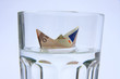 Scheinboot Wasserglas