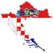 carte drapeau croatie carte drapeau croatie