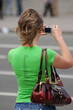 Girl with digital camera