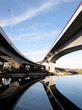Crossing traffic highway viaducts Crossing traffic highway viaducts