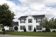 White two-story home White two-story home