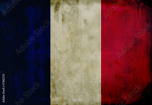 Grunge french flag Grunge french flag
