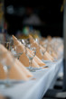 glasses on the table