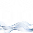 Metallic halftone retro lines forming a wave for background use.