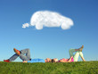 couple and cloud dream car