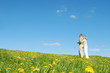 Photo en ligne au meilleur prix Couple in love on meadow