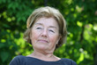 Grandmother in garden