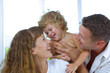 laughing family