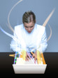 Woman with laptop