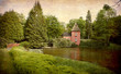 Watermill i a beautiful park.