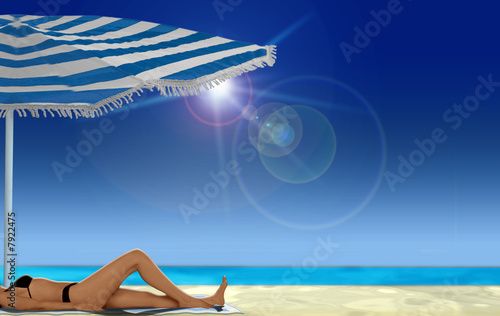 Illustration: bronzage bronzage