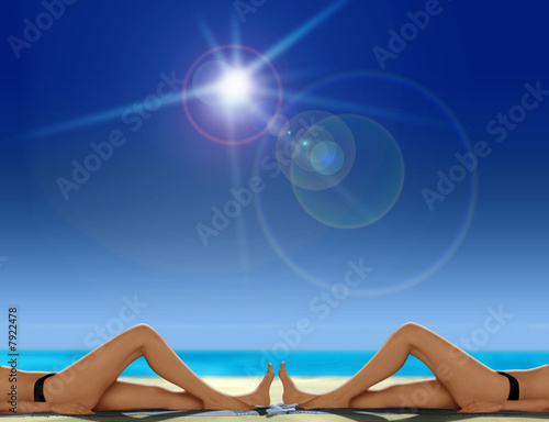 Illustration: bronzage bronzage