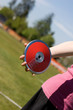 discus in hand