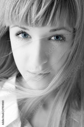 Foto: beauty blonde woman face beauty blonde woman face