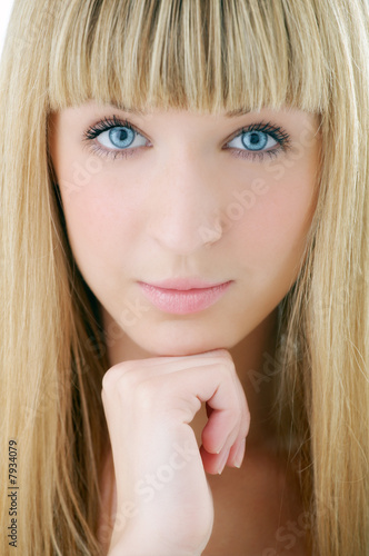 Foto: beauty blonde woman face beauty blonde woman face