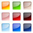 Set Of Square Website Buttons
