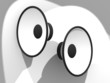 white loudspeakers