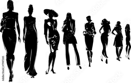 silhouettes de mannequins femme silhouettes de mannequins femme