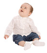 Foto: Cute baby looking up Cute baby looking up