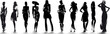 mode - silhouettes de femme