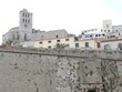 Murallas de Ibiza con dalt vila y catedral Murallas de Ibiza con dalt vila y catedral