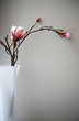 Artificial taxtile flower in vase