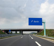 Autobahn & Berlin Autobahnschild - Highway and direction sign
