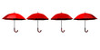 Four umbrellas