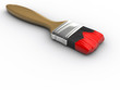 Dirty brush