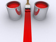 Red paint