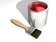 Red paint