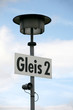 Bahnsteigschild