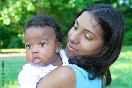 Photo: Mom and her son Mom and her son