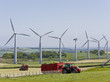 Wind turbines and tractors