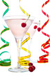 Cocktail and cherry