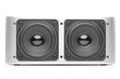 Loudspeaker on a white