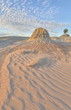 Clay pinnacle in Mungo National Park