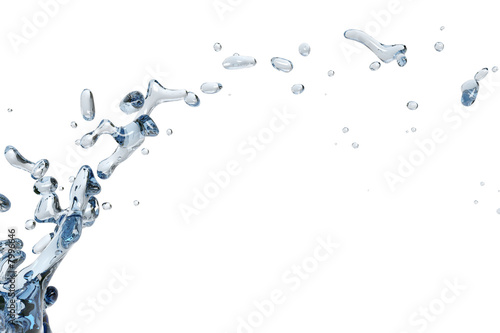 Abstract water, splash