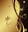 golden floral